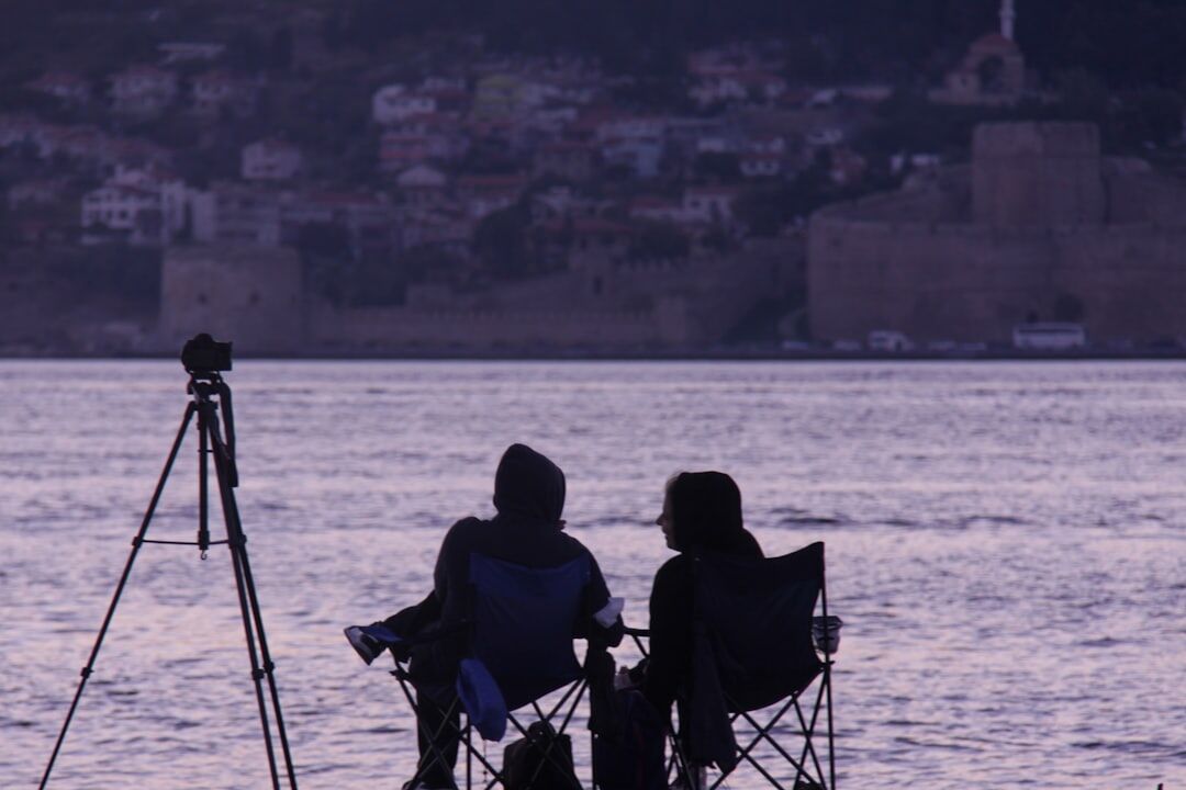 romantic movie scene filming