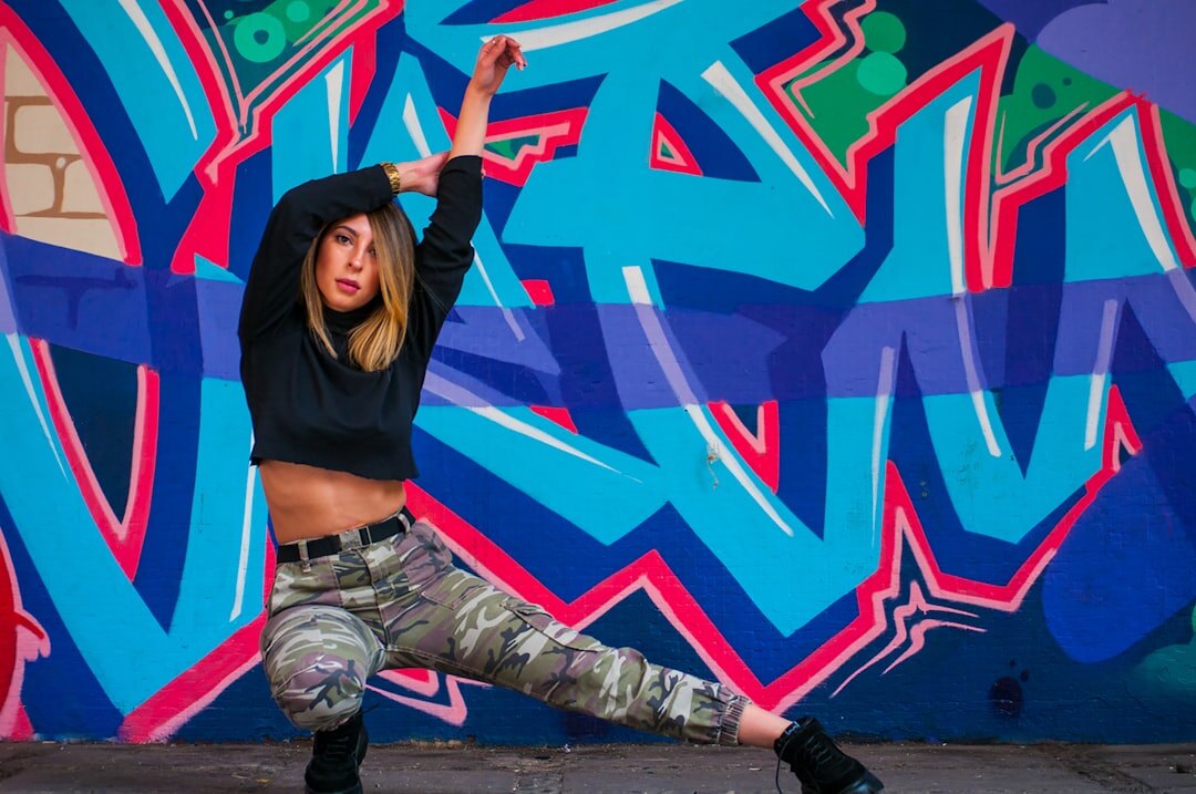 woman dancing on tiktok